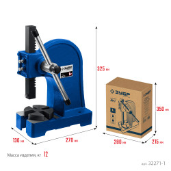 32271-1 Реечный пресс ЗУБР РП-1 1 т