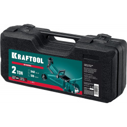 43453-2-K KRAFTOOL STARK 2т 135-340мм подкатной домкрат для легковых а/м в кейсе