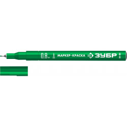 06324-4 ЗУБР МК-80 0.8 мм, зеленый, экстратонкий маркер-краска, ПРОФЕССИОНАЛ (06324-4)