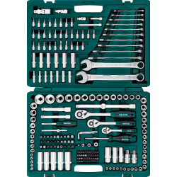 27888-H216 универсальный набор инструмента KRAFTOOL X Drive, 216 предм., (1/2″+3/8″+1/4″)