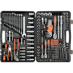58693 Набор инструмента 1/2'', 3/8'', 1/4'' (225пр,) ''Sthor''