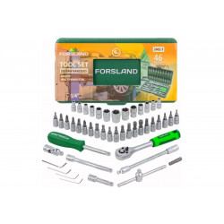 Forsland-38841 Набор инструментов 216пр. 1/4''3/8''1/2''(6гр.)(4-32мм) Forsland