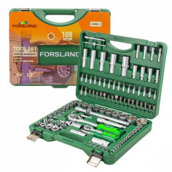 Forsland-41082-5 Набор инструмента 108пр. 1/2'',1/4''(6гр.)(4-32мм) Forsland