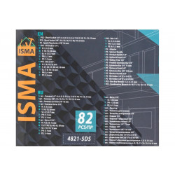 ISMA-4821-5DS-м Набор инструментов 82 пр. ISMA