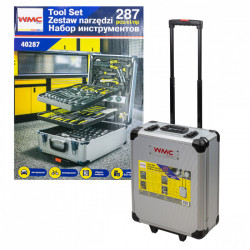 WMC-40287 Набор инструментов в алюминиевом кейсе (287 предметов) WMC TOOLS