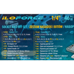 IF-2462-5 Набор инструментов 46 пр. ILOforce