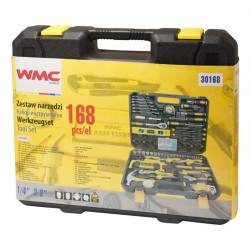 WMC-30168 Набор инструментов 168пр. 1/4'', 3/8'(6гр)'(4-19мм) WMC TOOLS