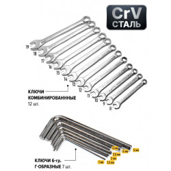 ISMA-38841 Набор инструментов 216пр. 1/4''3/8''1/2''(6гр.)(4-32мм) ISMA