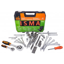 ISMA-4821-5 Набор инструментов 82пр.1/4''1/2''(6гр.)(4-32мм) ISMA