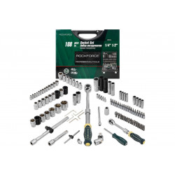 RF-41082-5L Набор инструментов с телескопическими трещотками 108пр. 1/4''&1/2'' (6гр.) (4-32мм) RockFORCE