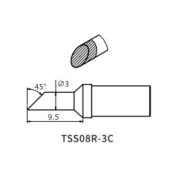 Жало Quick TSS08R-3C