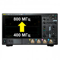 Опция расширения полосы пропускания с 400 МГц до 800 МГц DHO4000-BWU4T8