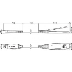 Пробник осциллографический дифференциальный активный RIGOL PVA8700