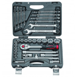 4325 1/2'' Набор дюймового инструмента с 6-ти гранными головками 32 пр. FORCE