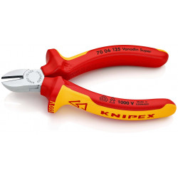 7006125 Бокорезы диэлектрические VDE хромированные 125 mm KNIPEX