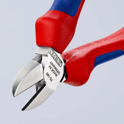 7005140 Бокорезы с 2-комп. рукоятками хромированные 140 mm KNIPEX