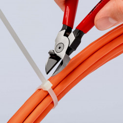 7201140 Бокорезы для пластмассы с пластиковыми рукоятками 140 mm KNIPEX