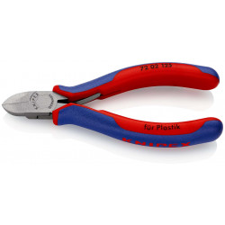 7202125 Бокорезы для пластмассы с 2-комп. рукоятками 125 mm KNIPEX