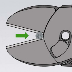 7372180 TwinForce® бокорезы, высокой мощности, фосфатированные, черного цвета 180 mm KNIPEX