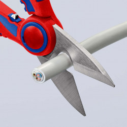 950510SB Ножницы электрика, 2-комп рукоятки, нерж.сталь 56 HRC, 190 mm KNIPEX