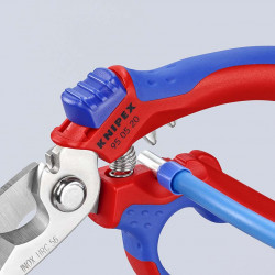 950520SB Угловые ножницы электрика, зеркально полированные, 160 mm KNIPEX