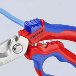 950520SB Угловые ножницы электрика, зеркально полированные, 160 mm KNIPEX