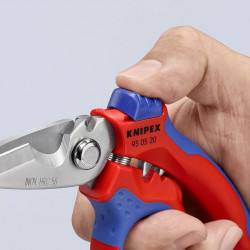 950520SB Угловые ножницы электрика, зеркально полированные, 160 mm KNIPEX