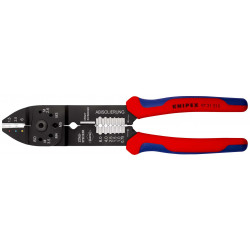 9721215 Пресс-клещи с 2-комп. рукоятками с черной лакировкой 230 mm KNIPEX