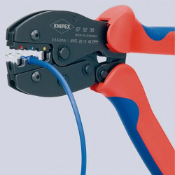 975236 PreciForce® Пресс-клещи с 2-комп. рукоятками вороненые 220 mm KNIPEX