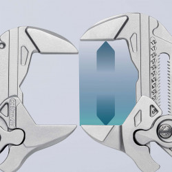 8603300 Клещи переставные-гаечный ключ с пластиковыми рукоятками хромир. 300 mm KNIPEX