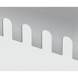 08081 Раздвижная гребенка для плитки KRAFTOOL BUNKER-4 зуб 8, 10, 12 мм, полукруг 10х20 мм, нерж. сталь