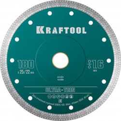 36685-180 KRAFTOOL ULTRA-THIN 180х1.6 мм ультратонкий алмазный диск