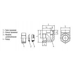 86643 Муфта соединительная FFC(90) 15 (Fortisflex)