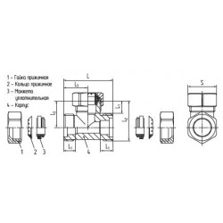 86649 Муфта соединительная FFC-T 15 (Fortisflex)