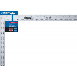 3434-61_z02 ЗУБР УПН-60, 600 х 400 мм, нержавеющий плотницкий угольник, Профессионал