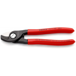 9511165 Кабелерез с пластиковыми рукоятками вороненые 165 mm KNIPEX