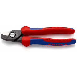 9512165 Кабелерез с 2-комп. рукоятками вороненые 165 mm KNIPEX