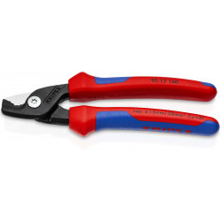 9512160 StepCut® Кабелерез с 2-комп. рукоятками вороненые L=160 мм KNIPEX