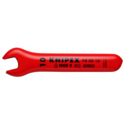 980010 Ключ гаечный рожковый S=10 мм L=105 мм до 1000В KNIPEX