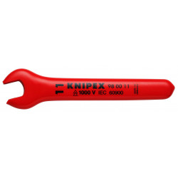 980011 Ключ гаечный рожковый S=11 мм L=120 мм до 1000В KNIPEX