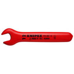 980012 Ключ гаечный рожковый S=12 мм L=125 мм до 1000В KNIPEX