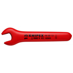 980013 Ключ гаечный рожковый S=13 мм L=130 мм до 1000В KNIPEX