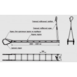 Трап монтажный лестничного типа ТРЛ 3,4 (ЭССП)