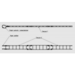 Лестница подвесная ЛП 6 (ЭССП)