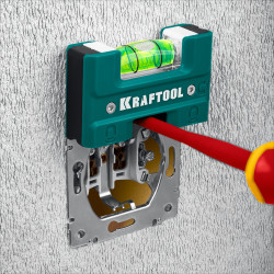 34786 KRAFTOOL Electrо 76 мм, магнитный уровень