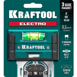 34786 KRAFTOOL Electrо 76 мм, магнитный уровень