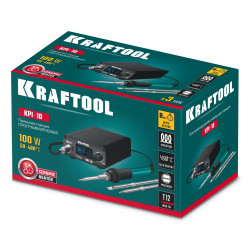 55343 Программируемая паяльная станция KRAFTOOL KPI-10, 50 - 480°C, 100 Вт, 3 жала Т12