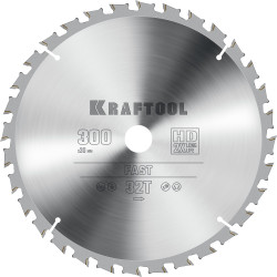 36950-300-30 KRAFTOOL Fast 300х30мм 32Т, диск пильный по дереву