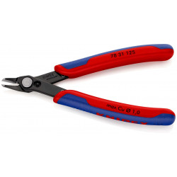 7831125 Electronic Super Knips® бокорезы с 2-комп. рукоятками вороненые 125 mm KNIPEX