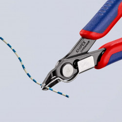 7841125 Electronic Super Knips® бокорезы с 2-комп. рукоятками вороненые 125 mm KNIPEX